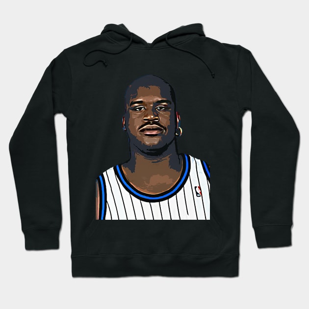 CLASSIC - SHAQ 33 Hoodie by Buff Geeks Art